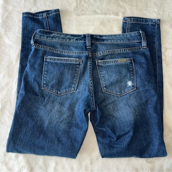 White House Black Market Distressed Ripped Girlfriend Jeans - Picture 3 of 6